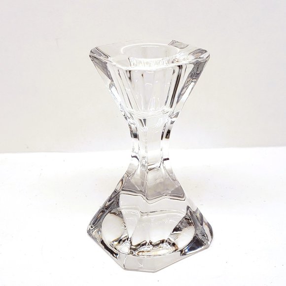 Villeroy & Boch Accents Villeroy Boch Sparkling Crystal Candlestick Taper Candle Holder 4